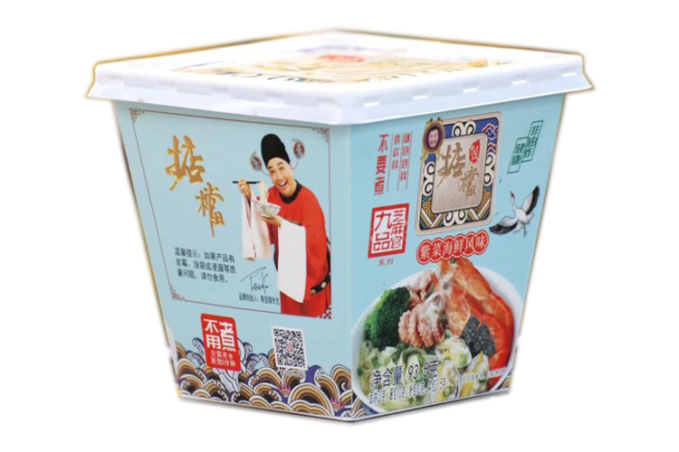 中国掂档九品芝麻官泡面 紫菜海鲜风味 93.5G